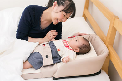 寝返り防止 添い寝グッズ O Baby Net