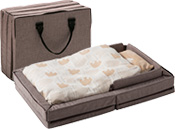 コンパクトベッドFREE メランジブラウン