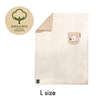 オーガニック3重ガーゼ布団カバー L