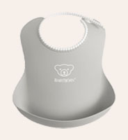 ベビースタイ（ソフトビブ） グレー