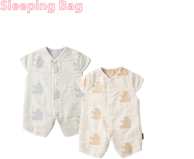 ファルスカ 6重ガーゼ 2wayスリーパー