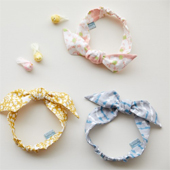 Quarter Report ガーゼヘアバンド