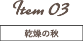 Item 03 乾燥の秋 carrier