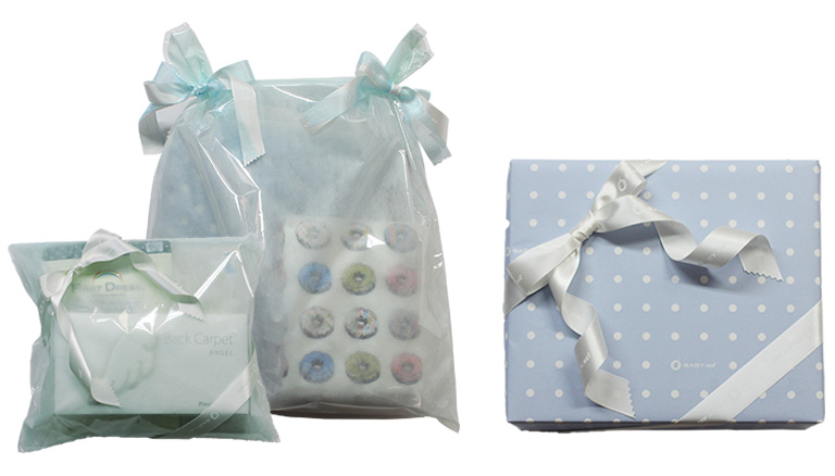 リボンラッピング(BLUE)