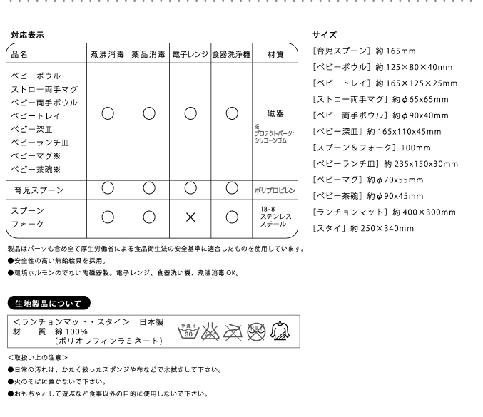 安全安心なポイント