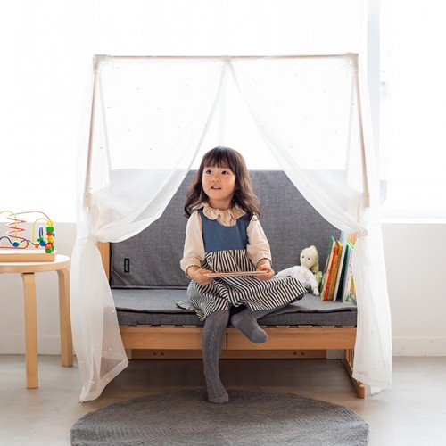 レビュー特典つき 5way ファルスカ farska クリエイティブコット 60×90cm 添い寝 ができる ベビーベッド 木製 無垢材  カタチを変えて長く使える 1台5役のベビーベッド ミニベビーベッド ミニベビー布団サイズ コンパクト  キャスター付き【review】【farska-cot001】 